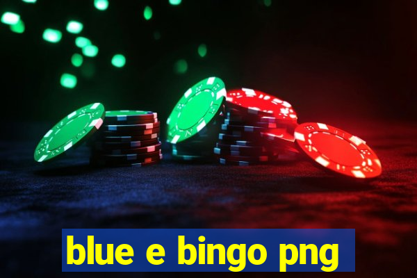 blue e bingo png