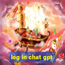 log in chat gpt