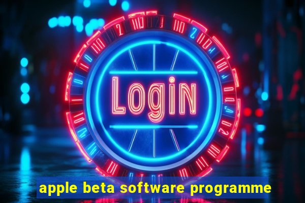 apple beta software programme