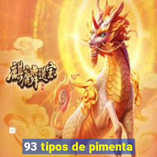 93 tipos de pimenta